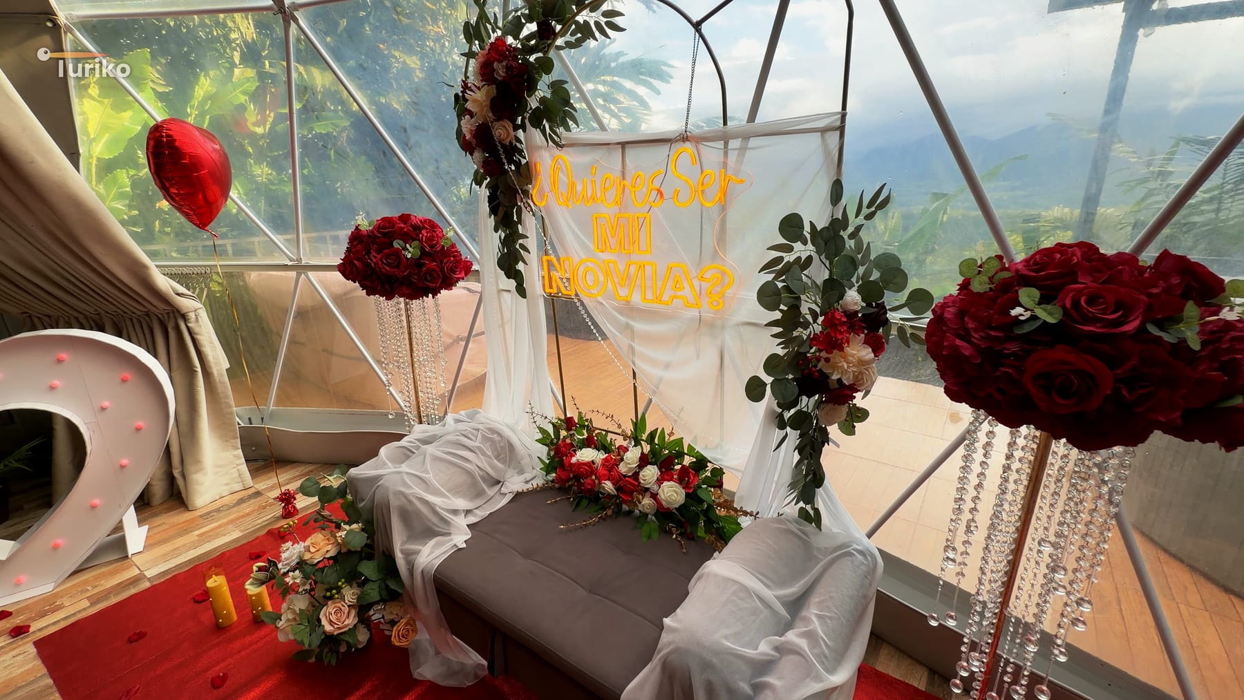 El arco de flores