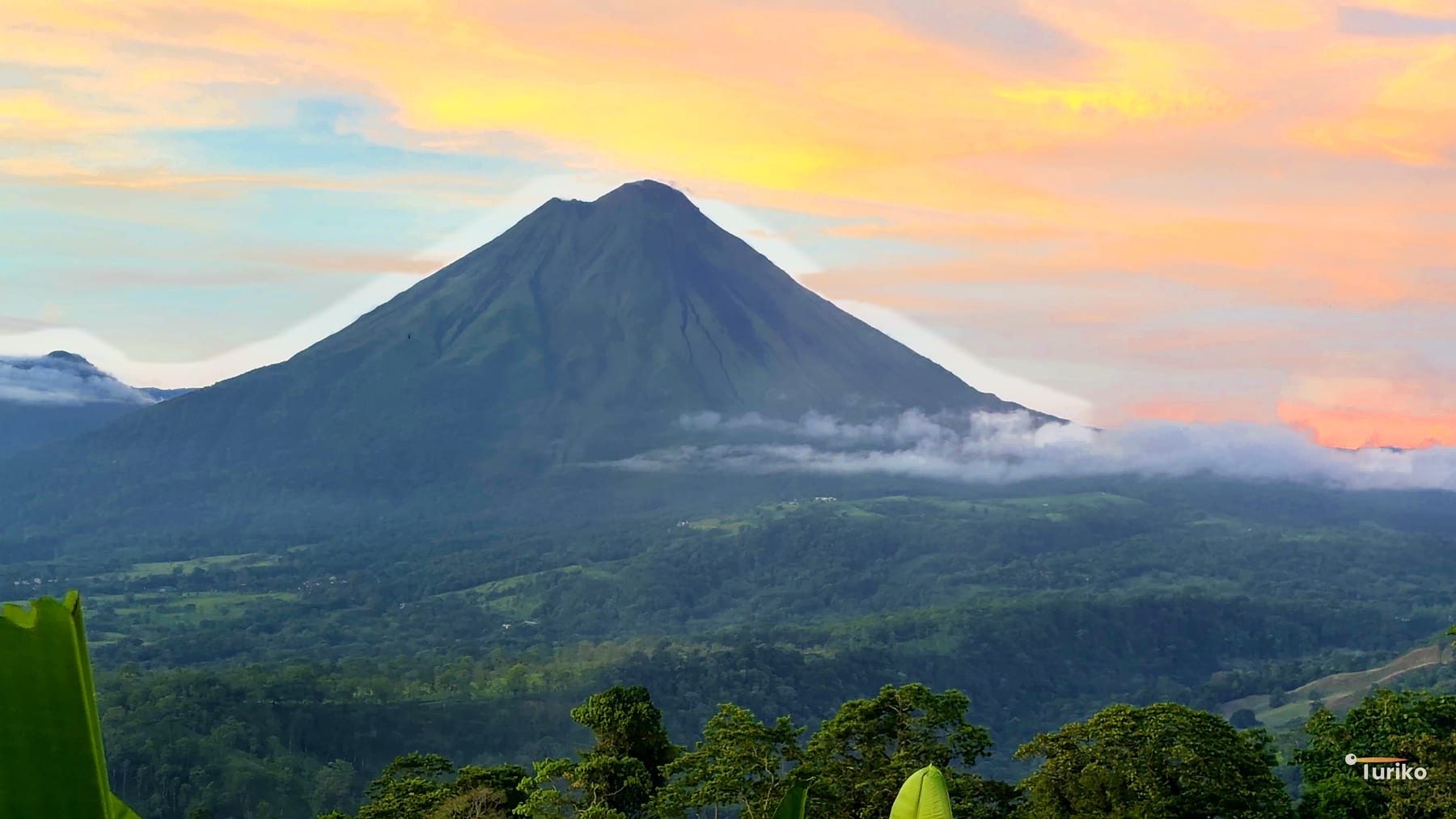 Arenal above the clouds