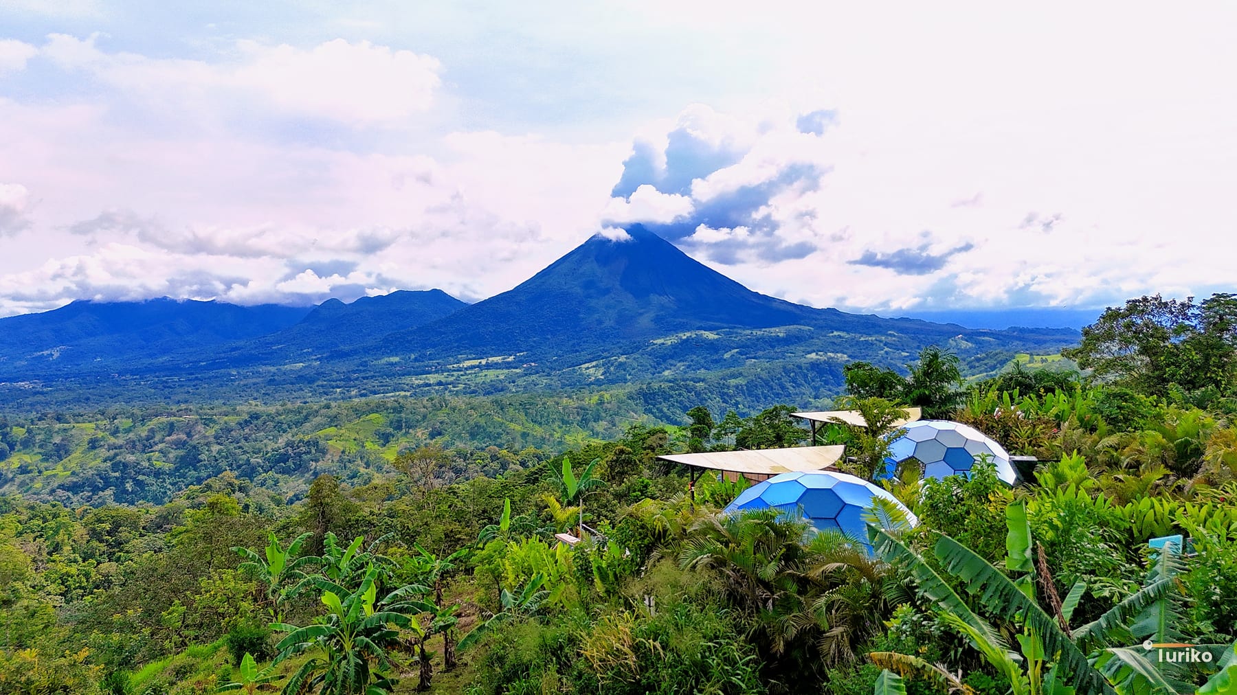 El glamping desde el aire